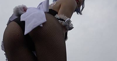 ローアングルコスプレイヤー265
