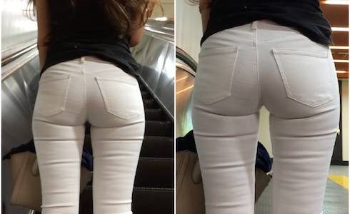 《傑作・新年三発目！！！》　No.635【驚愕のエロ過ぎるヒップライン！！！こぼれ出る尻肉が超エロい】