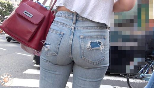 【FHD高画質】ギャルダメージジーンズ ハリのあるまんまる尻 Part1