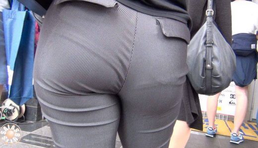 【FHD高画質】張り付き よれるライン 若手OL