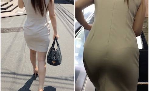 《人気作品の再編集・珠玉のBODY！！！》 No.746【超エロいで超エロいファッションをする超美女の着衣尻】