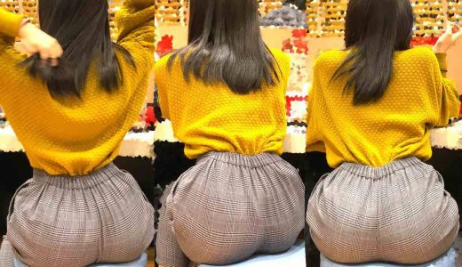 ピチピチピタパンヒップ175_半端ない突き出し極エロ巨尻が堪らないよー！！JDお姉さん♪