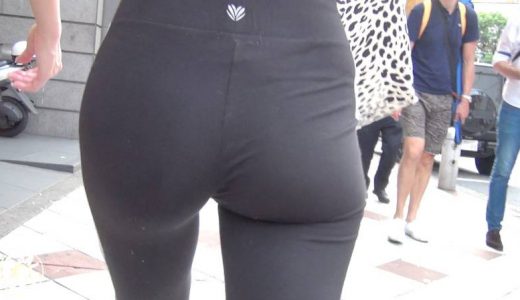 【FHD高画質】ギャルヨガパン 絶景なる食い込み