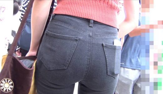 【FHD高画質】JK黒レギパン 理想的な形