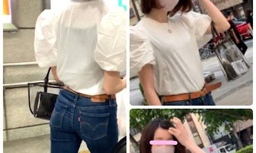 【スキニーエロデニムデカ尻】高級セレブ女の美尻スレンダーエロ肉尻お嬢様が優雅にお買い物！【474】&nbsp;