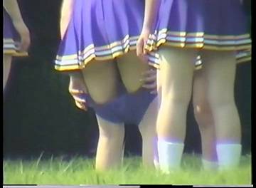 美女チア 生パン→アンスコチェック