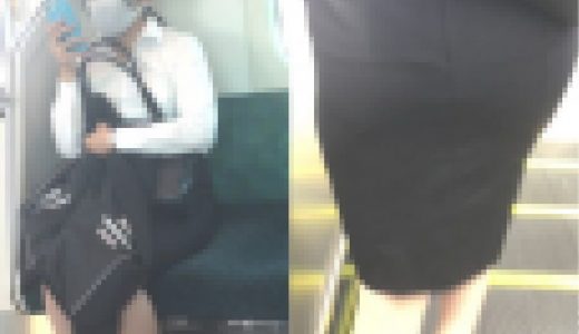 就活中リクスーJDさんのエッチなボディーライン