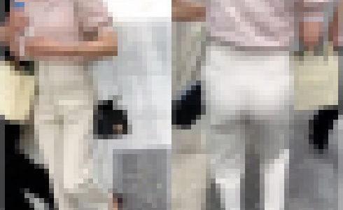 《パンティーの境目がくっきり》 No.1339【Vol.2・歩くと破壊力を爆発させる着衣尻】