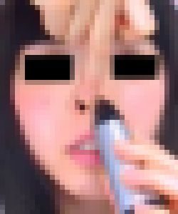 プレミア★ノーズＸＸ　鼻毛カッター処理で鼻穴拡張