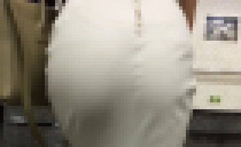 《高級OLの美ヒップ》 No.1666【後ろチャックも欲情させる抜群のスタイルスカート着衣尻】