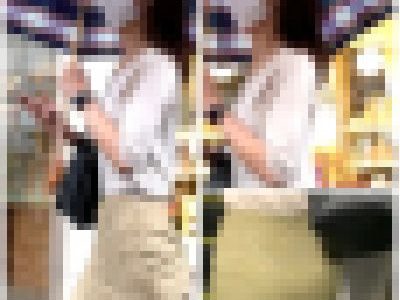 【美人スレンダーOL】レースのタイトスカートでスタイル抜群の美人OL。ボリュームも丁度いいお尻にチ〇ポでガンガン挿入！【555】