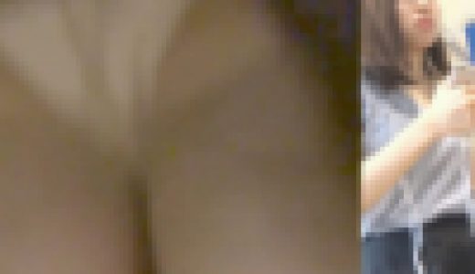 [★新作][★顔出し]パンチラ盗撮 モデル系OLさん 白パンツを階段で2連発撮影
