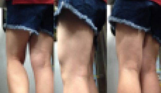 脚フェチ　JDの凄まじい肉感・質感生脚を超至近距離接写