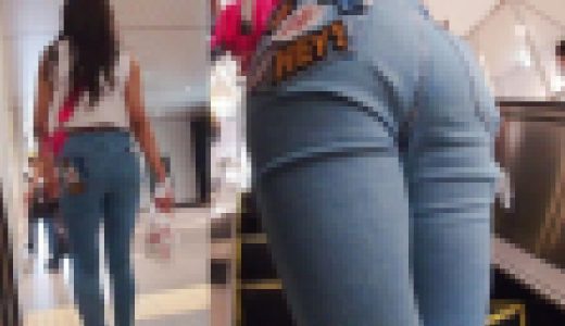 【スキニ―尻】脚長お姉さん