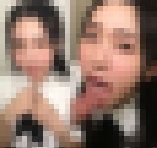 個撮)なんて可愛いんだ！【知的美人】純粋な瞳で見つめて超エロすぎるフェラチオ【大量口内発射】