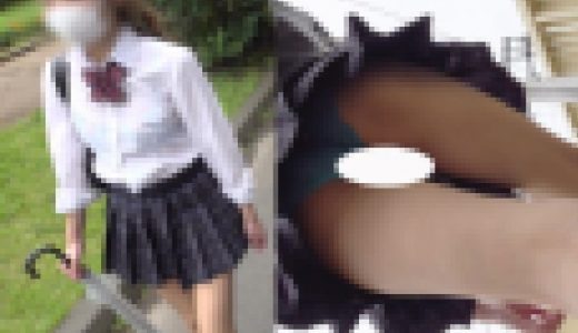 4K｜女子○生｜透けブラ♡超接近おぱんつ!