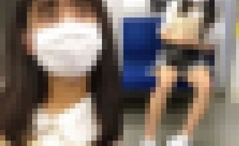 無防備な体勢で美味しそうな生脚を見せてくれたアイドル顔の女子大生（其の三）