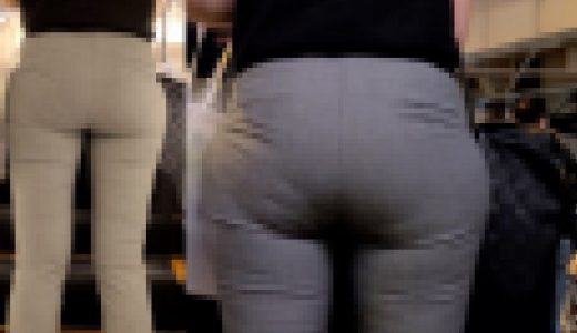 【殿堂入】逆ハート型な爆尻パンツスーツお姉様の爆尻に遭遇！！超爆尻神HIP！！296