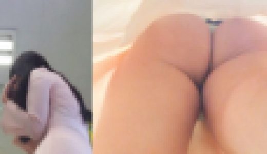 【Tバック3人】歴代No,1のお尻の女の子と、広瀬〇ず似の女の子、どっちもＴバック♡