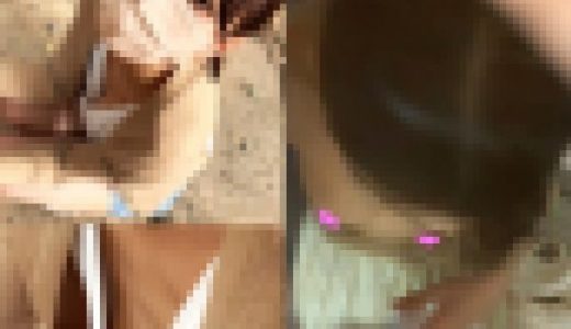 【胸チラ、着替え盗撮】初めて1人でキャンプに来た美乳の女の子