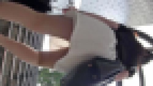 【再販】若妻ミニスカOL、ランガード丸出し