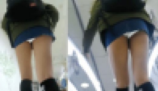 本屋のモコモコ少女ぱんつ