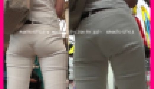 ★【むっちり感のあるノーポッケの白パン！刺激的なパンティーライン】★PS MOVIE STYLISH-FH 117