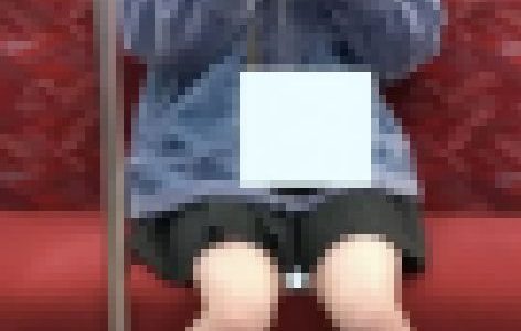 ニットミニスカ美脚美女