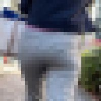 【通スピ＆スロー】プリプリお尻のパンツスタイルしOL様に密着！