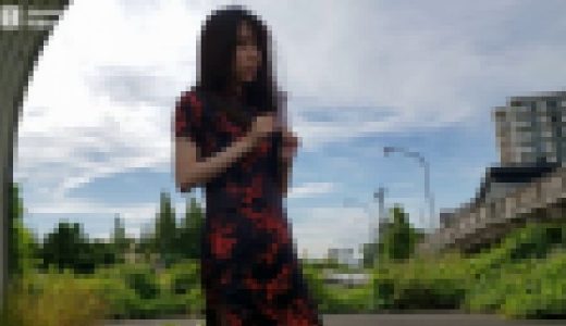 詩歩ザリチャイナドレスとハイヒール１