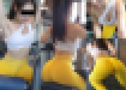 【FHD3本フルセット】ジムで強烈な桃尻を揺らす美人