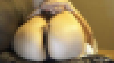 黒Tバック仰向け大股びらき＆食い込み