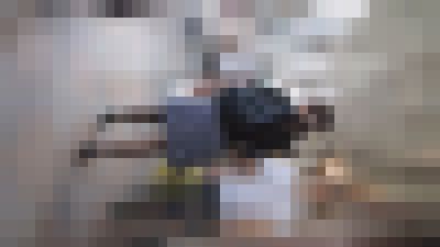 【街行く女性】　黒スト伝線熟女