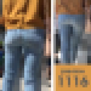 【1116】好きな寿司ネタを訊かれたら～♪迷わずエンガワと答えるの～♪的パンティーライン！ピチピチスキニージーンズ女子