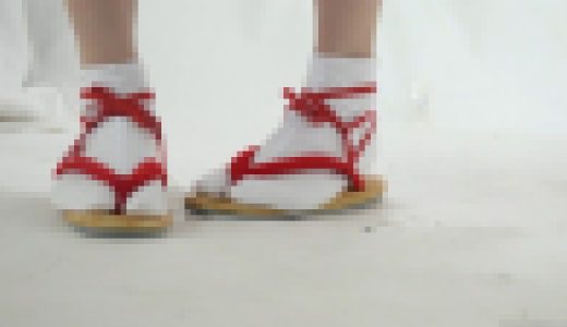 白足袋と草履フェチ　若い女性が着物を着る時の履物　f690