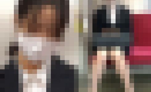 リクルートスーツで就職活動を頑張る素朴な雰囲気の女子大生