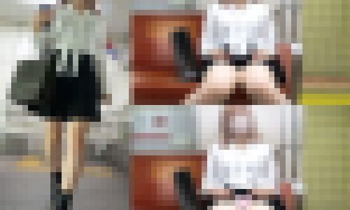 【電車対面パンチラ95】☆三角ゾーン観察記録/恥じらいチラ見せお姉さん!