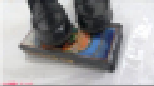 ハルタのローファーでクラッシュ　筆箱とアニメフィギュアf177