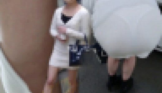 【お宝】ショートカット美少女スケスケワンピ