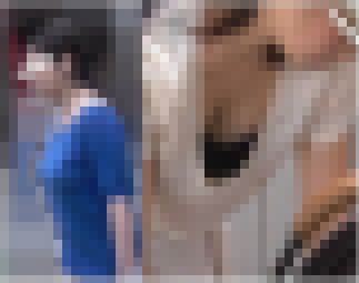 【街撮り動画セット販売⑬】若いママさんの巨乳揺れと谷間