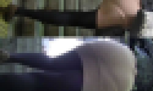 【再販】パン線透けタイツ爆尻女子大生