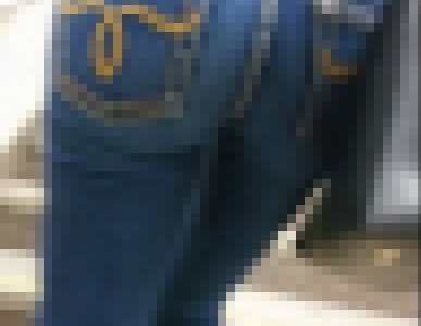 【食べ頃ヒップ】20代細身OLスキニーデニム尻3