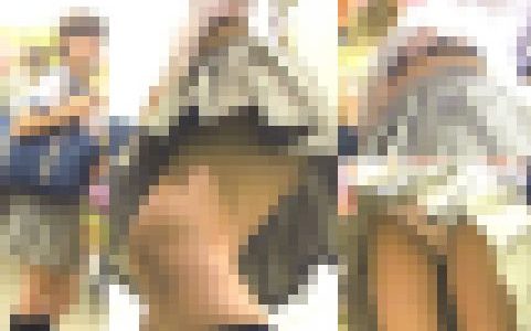 【衝撃盗撮動画2】裸同然の完全保存版！超美女の太ももから覗く、脇まで大胆に丸見えの衝撃… パンチラ、胸ブラチラ、脇チラ、、、