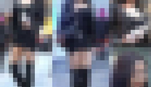 スリットスカートから覗く太ももがヤバい！これが大人のパンチラかよwww！！