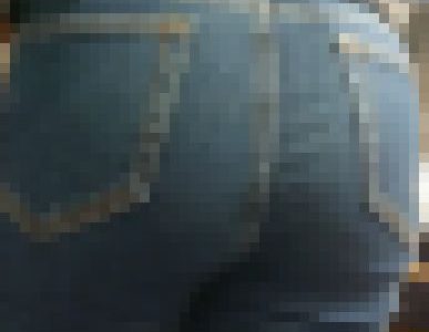【食べ頃ヒップ】20代清楚系ポニーテール女のジーンズヒップ３