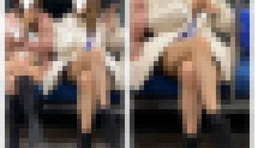 脚フェチ442　脚を組んでエロい脚を魅せつける2名のS級美人お姉さんの対面エロ過ぎるミニスカ生脚