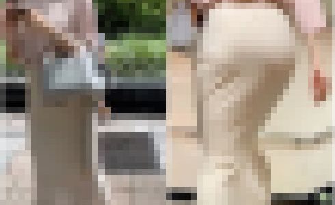 《尖りオッパイならぬ尖りヒップ》 No.2313【Part3・セレブ親子でお買い物中の着衣尻】