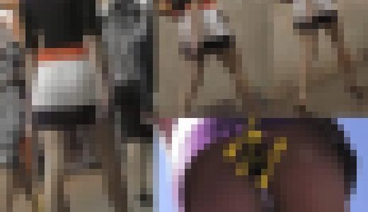 【盗撮】巨乳！長身お姉さんのタイトミニから見えたチラリズム！！