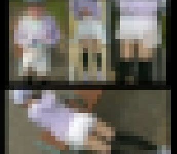 露出変態少女ぱんつ透けスカートで遊びます。