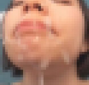 剛毛で見た目と裏腹のドMの彼女に思いっきり顔射‼